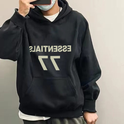 ESSENTIALS77高街宽松连帽卫衣