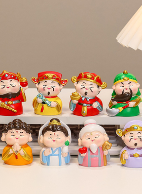 摆件桌面钟馗蕊杰树脂可爱