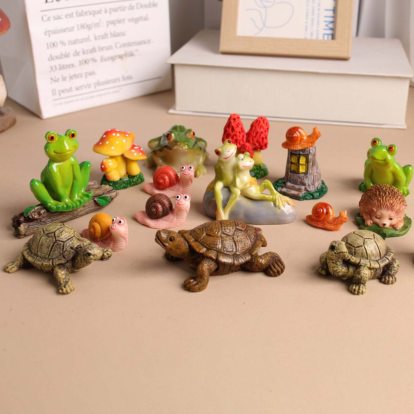 创意微景观青蛙摆件新款可爱庭院乌龟花园多肉盆景鱼缸装饰品道具,家居饰品,户外/庭院摆件,淘宝优惠券,粉丝福利购,淘宝优惠卷