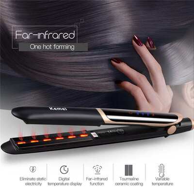 New 2-in-1 Professional-Quality Flat iron hair Straightener