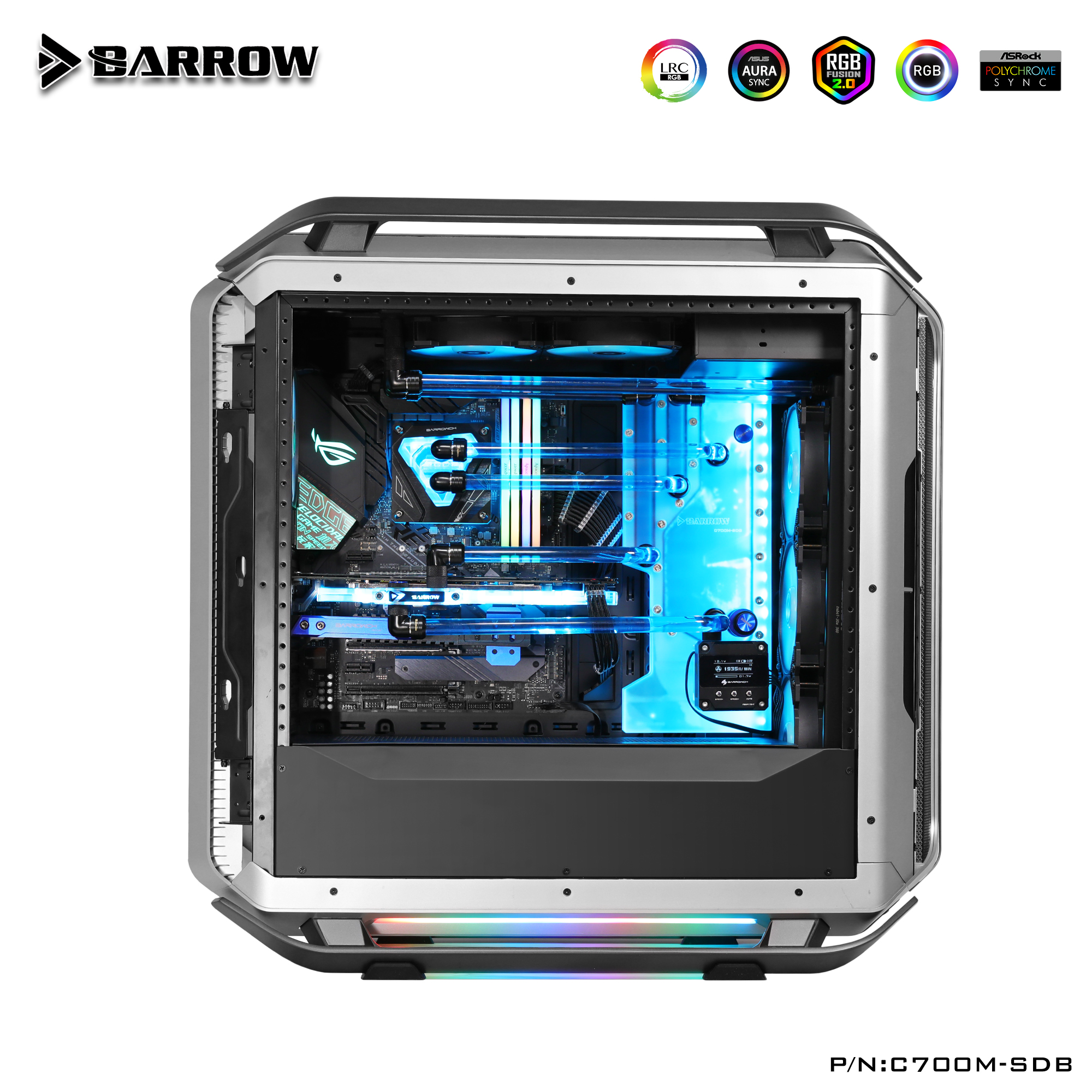 Barrow Cooler Master C700M电脑机箱水道板水路板 C700M-SDB