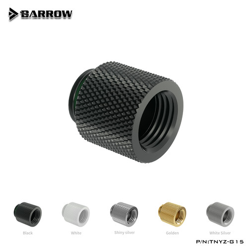 barrow黑亮银内牙螺座15MM