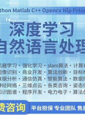 python代编程机器深度学习代码接单调试跑通神经网络知识图谱图像