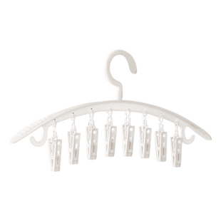 婴儿衣架宝宝专用新生儿袜子晾晒架儿童多功能夹子晾衣夹收纳挂架