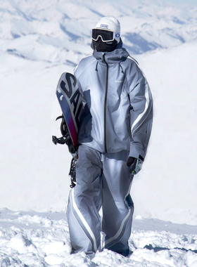 awka2025新款滑雪服男女套装冬季保暖防风防水单板双板3L雪服套装