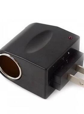 家用汽车点烟器插头220v转12V500MA(6W)车载充电器转换插头。