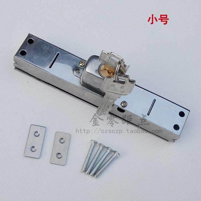 不锈钢栅栏移门锁铁拉闸门锁防盗推拉门双舌自动碰伸缩门锁小号图片