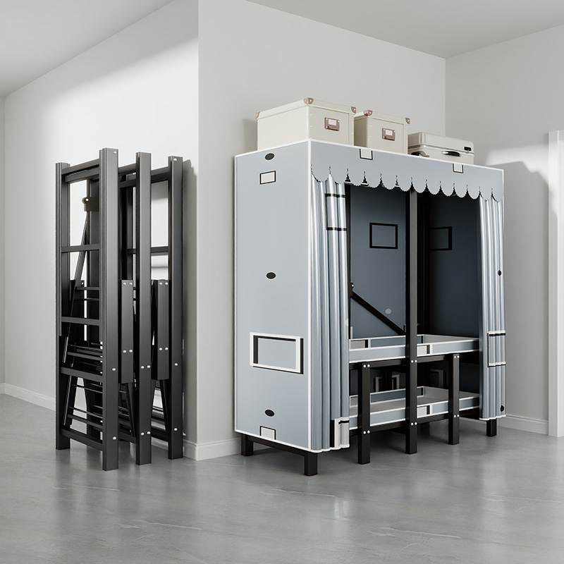 免安装简易衣柜家用卧室折叠布衣柜出租房结实耐用经济型收纳衣橱