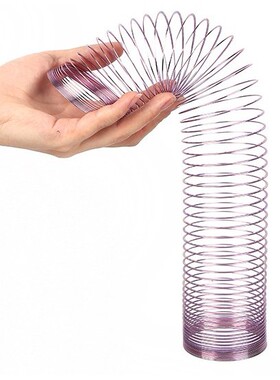 弹力拉伸金属弹簧圈机灵鬼Slinky彩虹圈减压儿童玩具经典怀旧大号