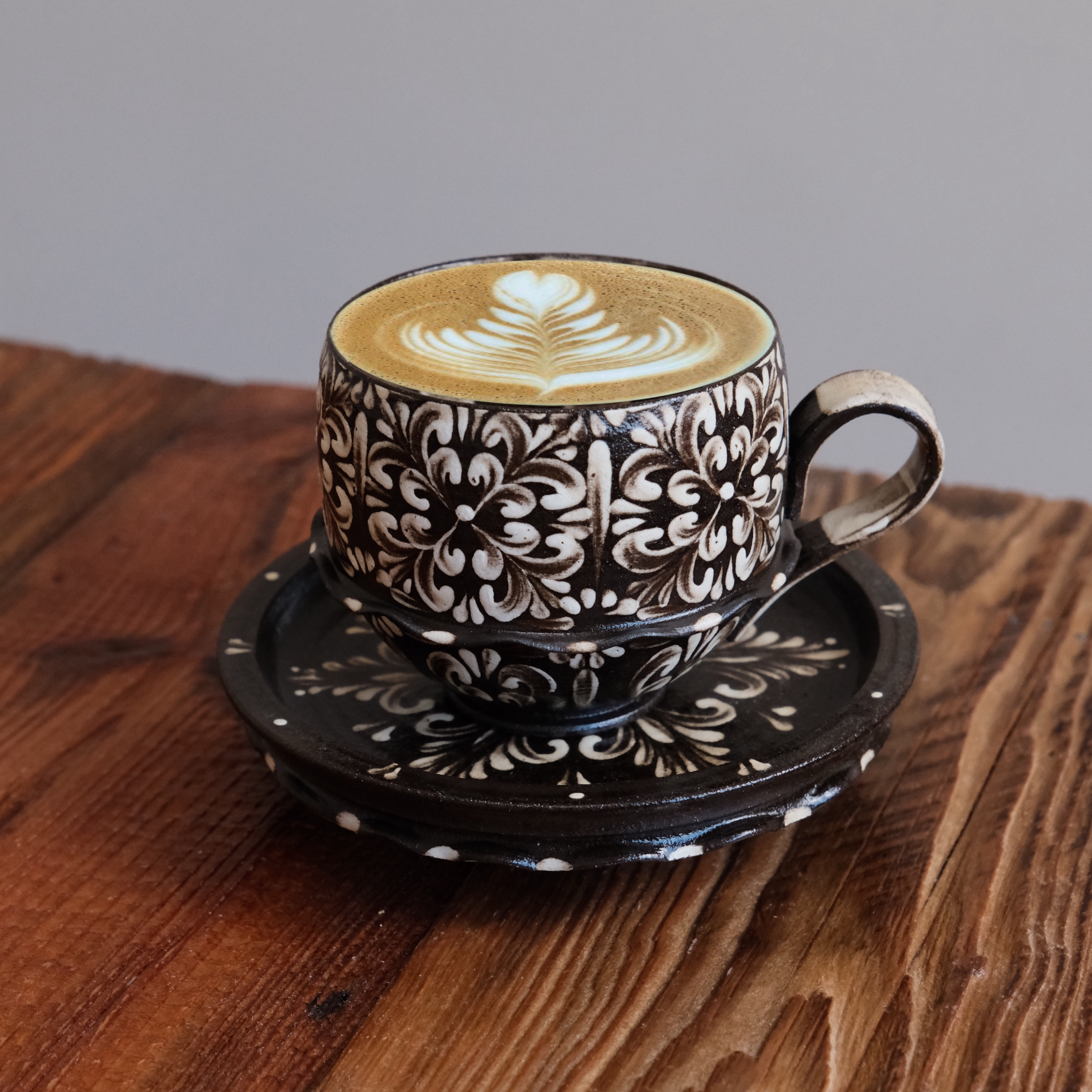 260ml拿铁拉花杯欧式宫廷风艺术