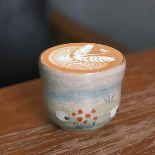 小王子拉花杯小众设计师款易清洗