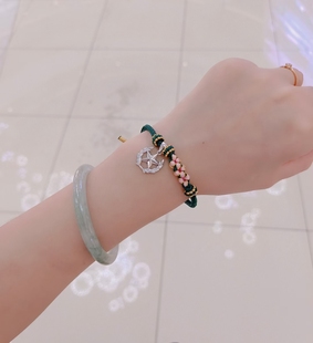 军恋五角星橄榄枝手链兵哥哥送异地恋军嫂七夕情人节礼物手工编织