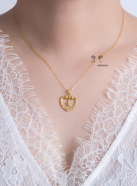 军恋925纯银五角星少女心蝴蝶结橄榄枝项链兵哥哥送异地军嫂礼物