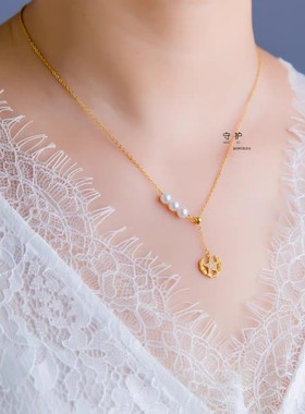 五角星橄榄枝军嫂S925纯银项链兵哥哥送女友军旅原创异地情侣首饰