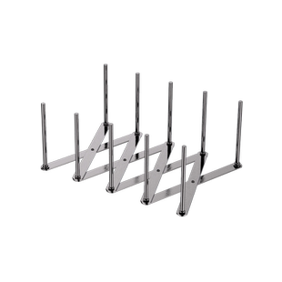 厨房锅盖置物架可调节伸缩碗碟置物架锅具收纳放锅架台面碗碟架