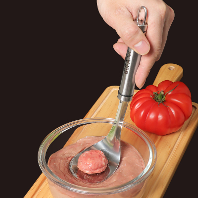 gufa肉丸子制作器丸子挖勺器挤压