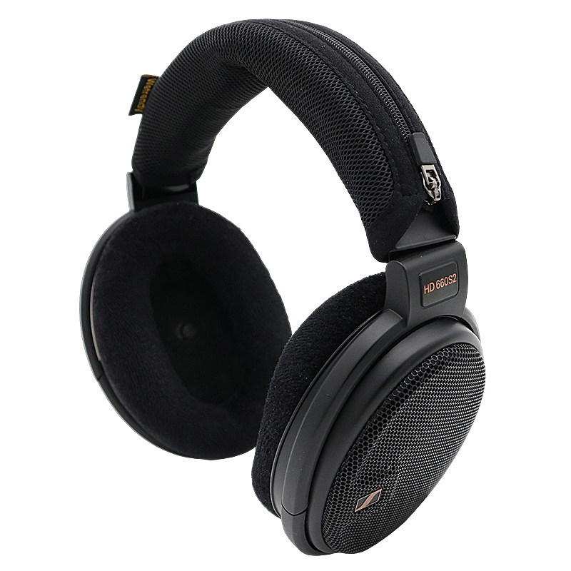 适用SENNHEISER森海塞尔HD660S2头戴耳机头梁套横梁保护垫柔软网布透气遮挡耳机皮质老化部分耳机配件横梁垫