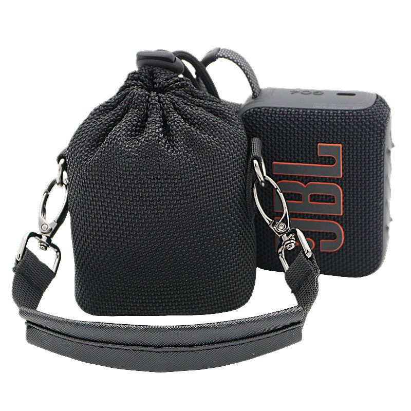 适用JBL GO4音响收纳包音乐金砖四代透音网布袋便携手提包保护套