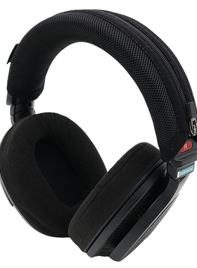 适用SONY索尼MDR-MV1开放式有线头戴耳机头梁套横梁保护垫柔软透气网布遮挡耳机皮质老化部分耳机配件