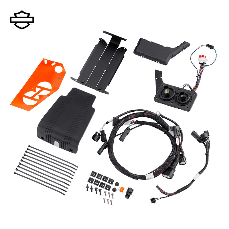 【成套售卖】哈雷戴维森 摩托车改装件来福音响主放大器安装套件