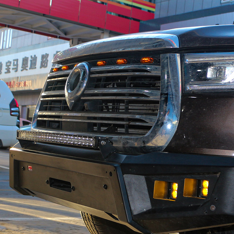 长城炮乘用版中网灯前进气格栅前脸led日行灯小黄灯示宽灯改装件