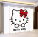 hellokitty凯蒂猫卡通折屏风隔断客厅时尚 玄关儿童房入户家用直播