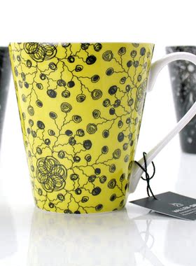 WALLEN DAVE情侣杯骨瓷马克杯大容量北欧小清新个性陶瓷新款包邮