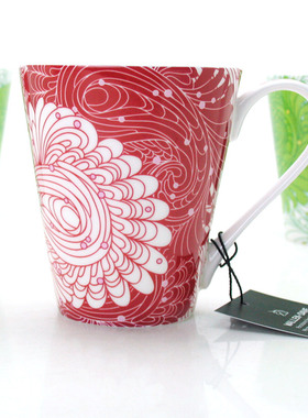 DAVE洋 情侣杯骨瓷马克杯大容量北欧INS小清新陶瓷WALLEN新款包邮