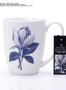 SUE系列依米小清新骨瓷杯陶瓷马克杯咖啡杯北欧情侣杯简约WALLEN