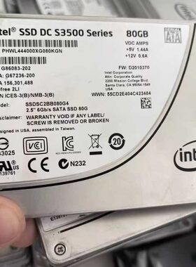 Intel/英特尔 s3500 80G