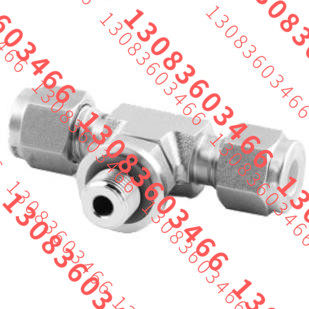 T-FJ6FJ6SBP4 支管阳螺纹位置可调卡套三通