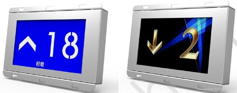 适用于日立7寸电梯楼层显示器轿厢外呼彩屏液晶屏电梯外呼LCD外呼