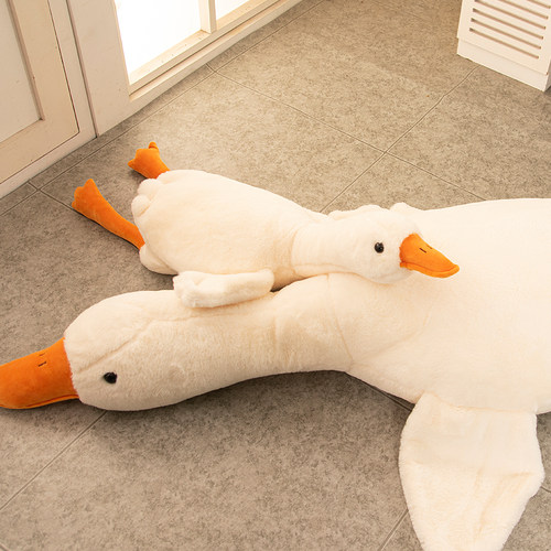 趴趴大白鹅公仔毛绒玩具