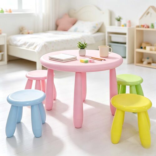 幼儿园宝宝画画玩具塑料桌椅套装