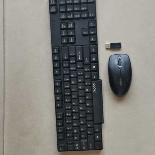 适用闲置一套RAPOO雷柏键鼠套装型号1800，2.4G无线键盘议价