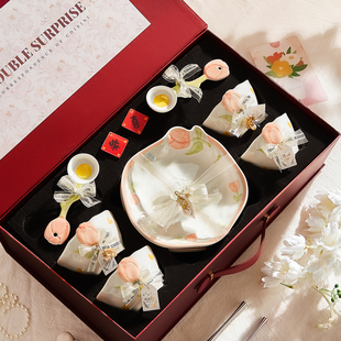 碗碟餐具套装 家用高颜值陶瓷碗盘子乔迁新居新婚结婚碗筷生日礼物