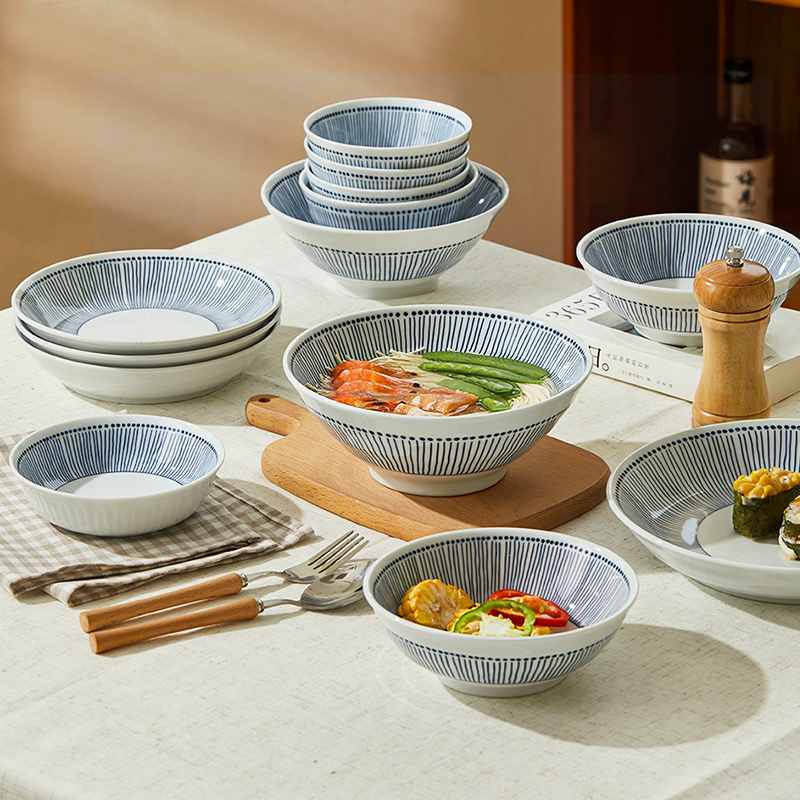 日式风餐具单个陶瓷饭碗