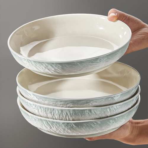 【渐变岩石纹理菜盘】高级感盘子