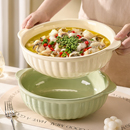 酸菜鱼大盆碗家用特大号双耳汤碗大碗陶瓷12寸水煮鱼盘子碗大汤盆