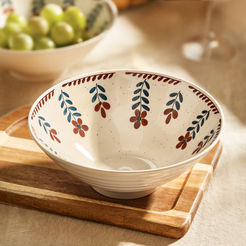 日式复古8寸大号汤碗面碗泡面碗