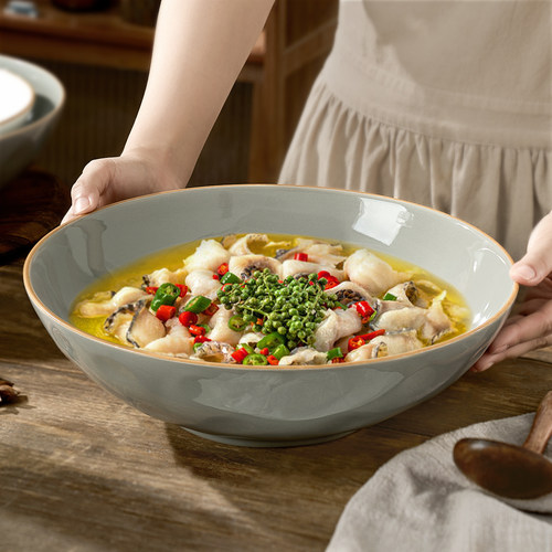 酸菜鱼大盆碗家用12寸大汤碗汤盆