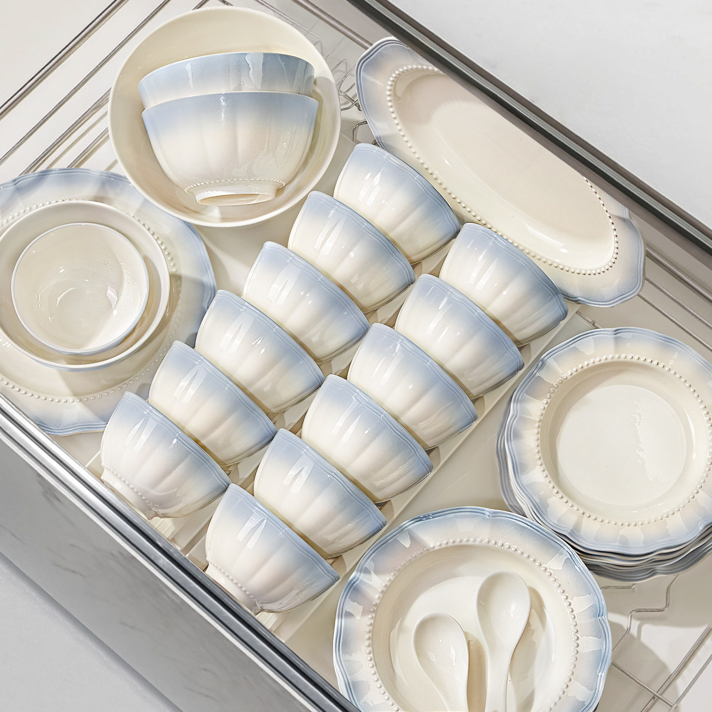 法式餐具套装碗碟家用2026新款高颜值碗盘子碗筷乔迁新居礼物碗具,餐饮具,碗,淘宝优惠券,粉丝福利购,淘宝优惠卷