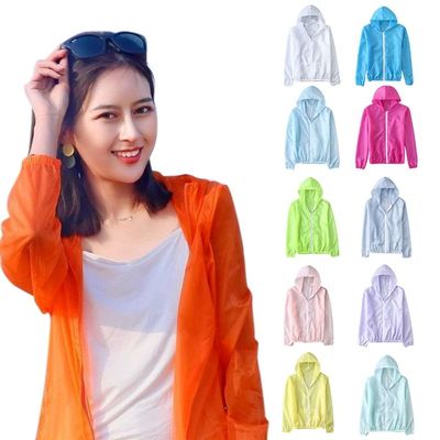 Woman Sun Protection Clothing Female Jackets Summer Ladies T