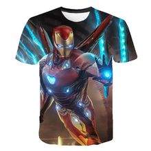 Disney Marvel Baby Boys T-shirt SpiderMans Iron Man Punk