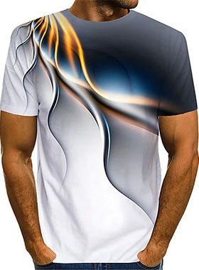 2024 Men's Summer New 3d Printing Lightning Breathable