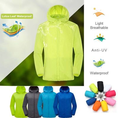 Camping Rain Coat Men Women Windbreaker Women Men's Waterpro