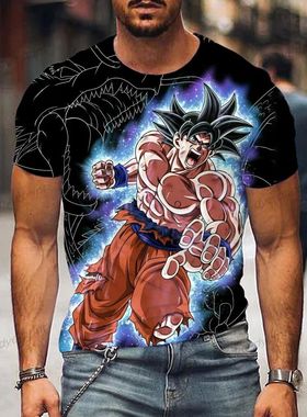 Men Clothing Dragon Ball Z Tops Oversized Men's 3D T-shirt