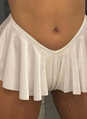 Casual Mini Sexy Women Skirt Blue White Hot Short Summer