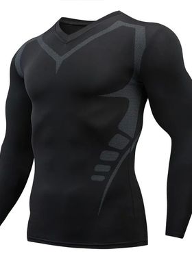 Men's T-shirt Men Running Sport T Shirt Men Compression