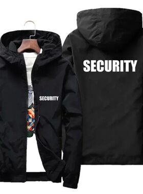 Parent-Child Jacket Boys Girls SWAT Security Windbreaker pil